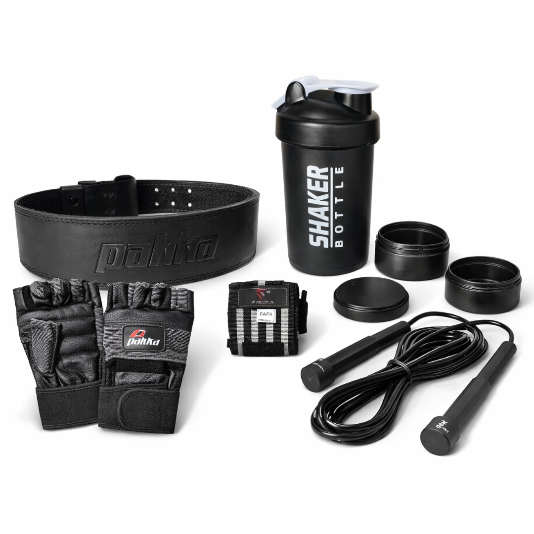 Pack de musculation Complet 4 en 1 + un cadeau special 🎁